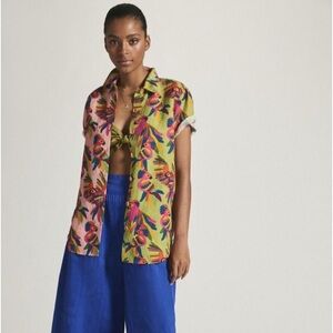 Farm Rio x Anthropologie Printed Surf Shirt